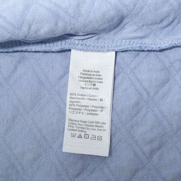 NWT J. Crew Quilted Cotton Cardigan Jacket in Periwinkle size L - Picture 12 of 12